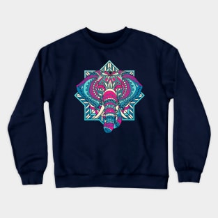 Elephant Mandala Crewneck Sweatshirt